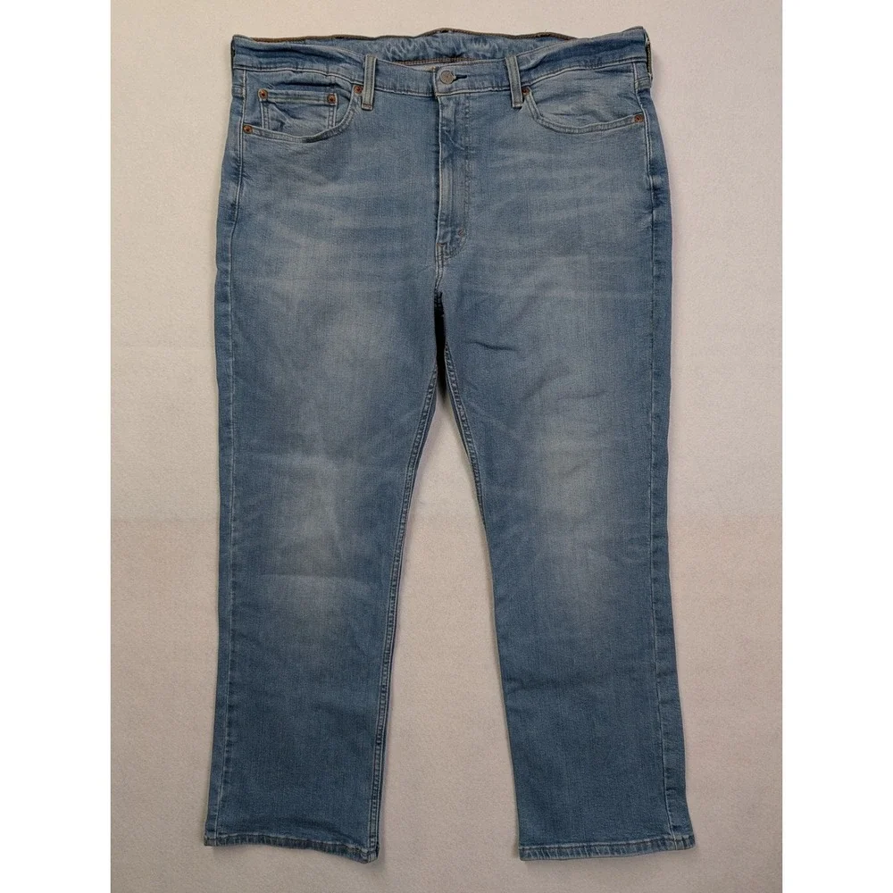 Levi's 514 Mens Jeans 40 x 30 Straight Fit Stretch Blue